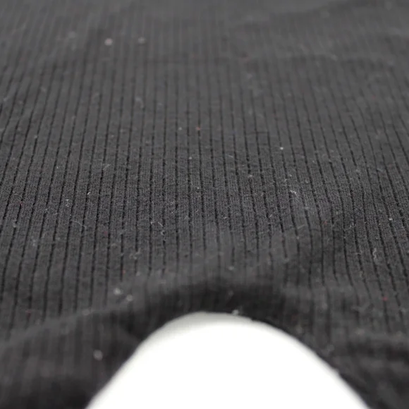 Black Ribbed Fitted Tank Romper by Shein (XS) - Picture 4 of 4